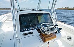 helm steering wheel and electronics screen